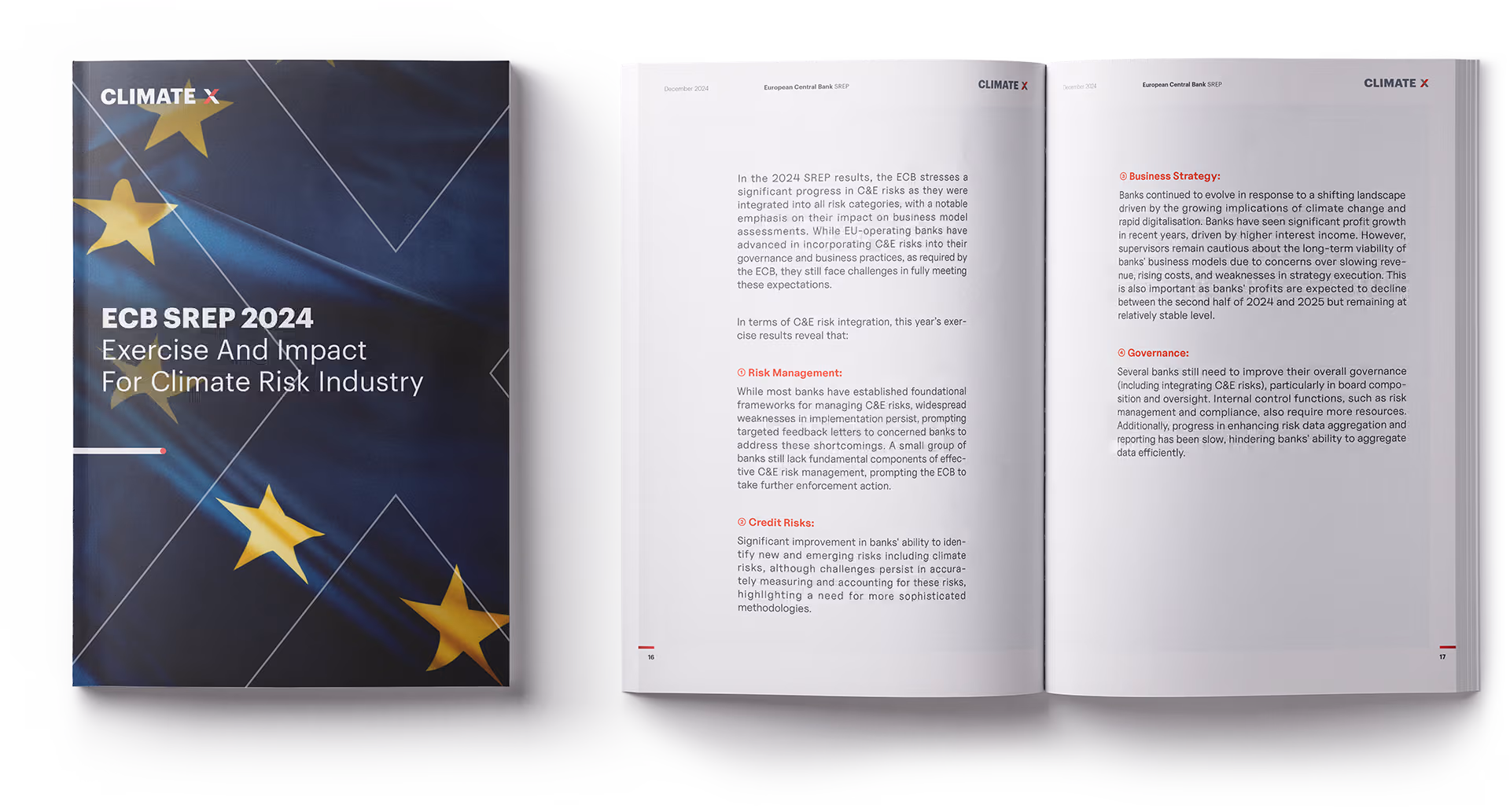 Download our Whitepaper: ECB SREP 2024: Exercise and Impact for the Climate Risk Industry ECB SREP 2024: Exercise and Impact for the Climate Risk Industry