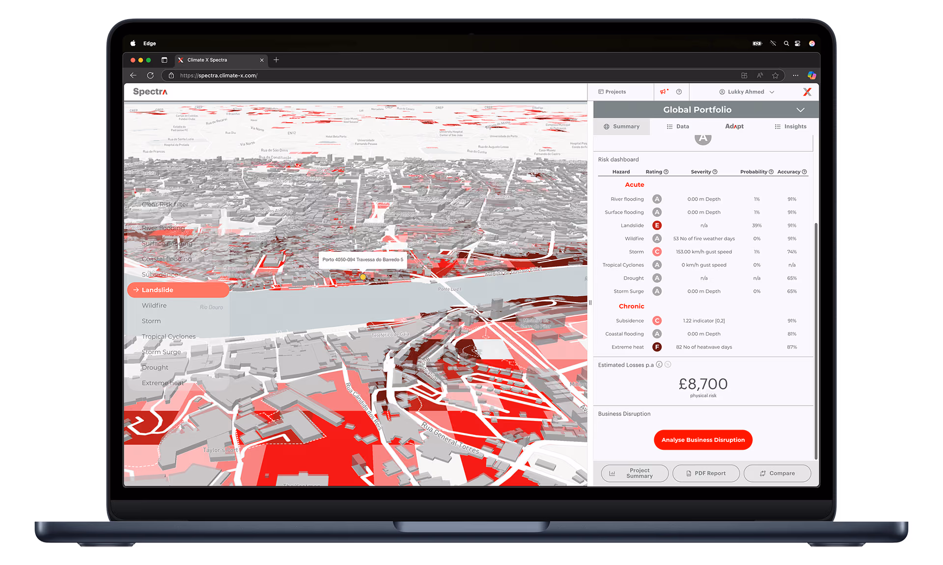 Spectra Asset Assessments for Climate Risk